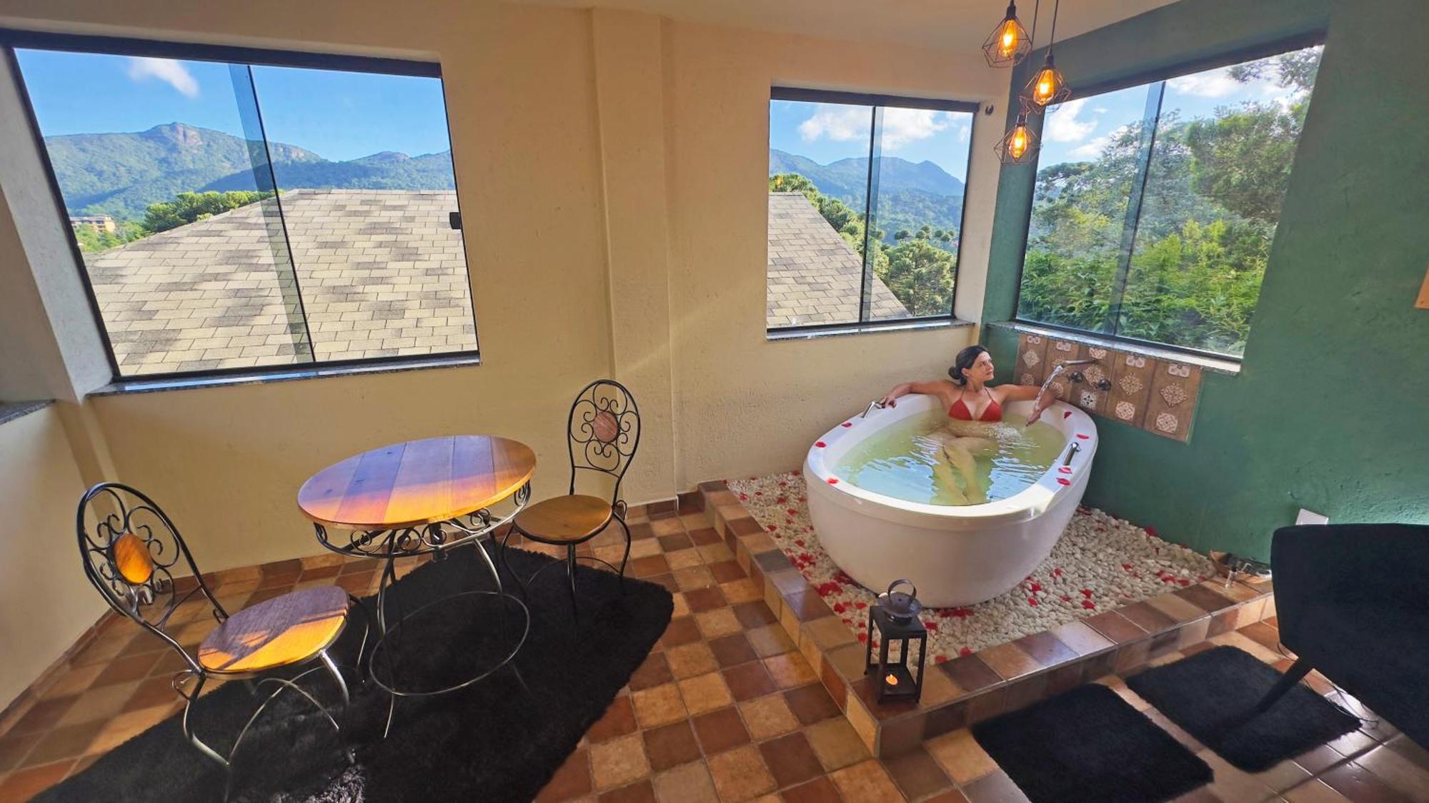 Chales Mirante Das Pedras Monte Verde  Bagian luar foto
